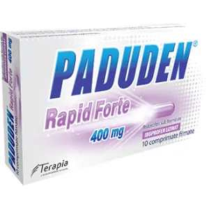 Paduden Rapid Forte 400mg, 10 comprimate filmate, Terapia