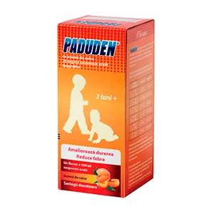 Paduden sirop cu aroma de caise 20 mg/ml, 100 ml, Terapia