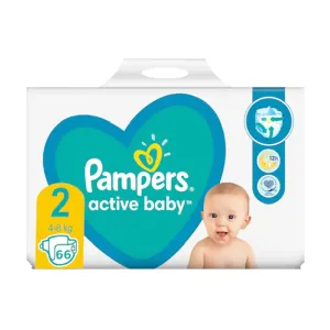 Pampers Active Baby scutece Marimea 2/4-8kg, 66 bucati, Procter & Gamble Distribution