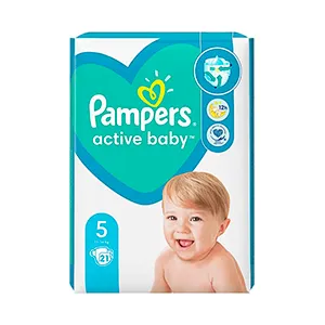 Pampers Active Baby scutece, Marimea 5, 11-16 kg, 21 bucati, Procter & Gamble Distribution