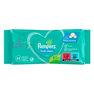 Pampers Fresh Clean servetele umede, 1 pachet, 52 bucati, Procter & Gamble Distribution