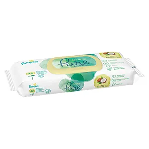 Pampers Harmonie Coco 0% plastic servetele umede, 1 pachet, 42 bucati, Procter & Gamble Distribution