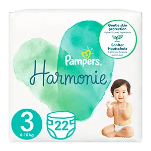 Pampers Harmonie scutece, Marimea 3, 6-10 kg, 22 bucati, Procter & Gamble Distribution