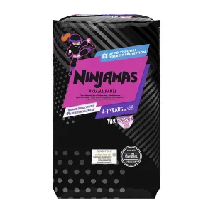 Pampers Ninjamas Pants chilotei fata, marimea 7/4-7 ani, 10 bucati, Procter & Gamble Distribution
