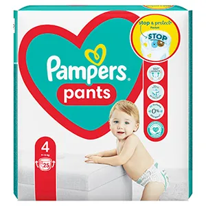Pampers Pants scutece chilotel, Marimea 4/9-15 Kg, 25 bucati, Procter & Gamble Distribution