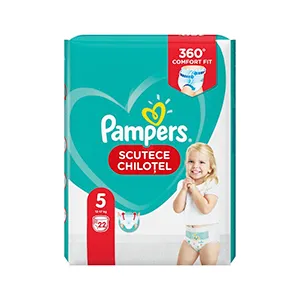 Pampers Pants scutece chilotel, Marimea 5/12-17 Kg, 22 bucati, Procter & Gamble Distribution