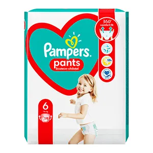 Pampers Pants scutece chilotel, Marimea 6/15+ Kg, 19 bucati, Procter & Gamble Distribution