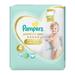 Pampers Premium Care Pants scutece chilotel, Marimea 4, 9-15 kg, 22 bucati, Procter & Gamble Distribution