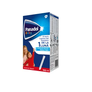 Panadol baby 120 mg/5 ml suspensie orala, 100 ml, Haleon