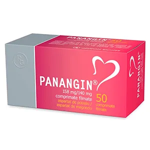 Panangin 158 mg/140mg, 50 comprimate filmate, Chemical Works od Gedeon Richter