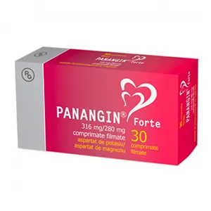 Panangin forte 316mg/280mg, 30 comprimate filmate, Chemical Works od Gedeon Richter