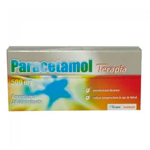 Paracetamol 500 mg, 20 comprimate, Terapia