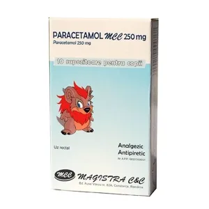 Paracetamol MCC 250 mg, 10 supozitoare, Magistra