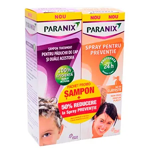Paranix sampon + Paranix Spray preventie 50% PROMO, Omega Pharma