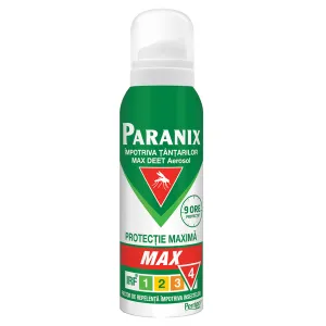 Paranix impotriva ţanţarilor Max DEET Aerosoli, 125 ml, Perrigo Romania