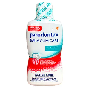 Parodontax apa de gura Daily Gum Care Fresh Mint, 500 ml, Haleon