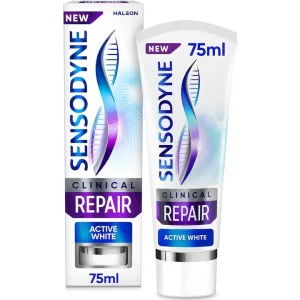 Pasta de dinti pentru sensibilitate dentara Sensodyne Clinical Repair Active White, 75ml, Haleon Romania