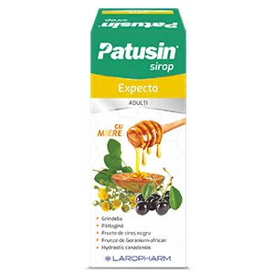 Patusin Expecto Adulti sirop, 100 ml, Laropharm