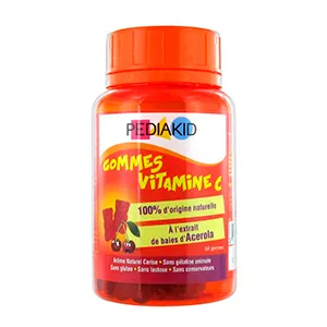 Pediakid Gommes Vitamine C, 60 gume masticabile, Laboratoires Ineldea
