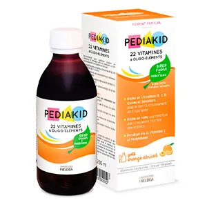 Pediakid sirop 22 Vitamine si Oligo-elemente, 250 ml, Laboratoires Ineldea