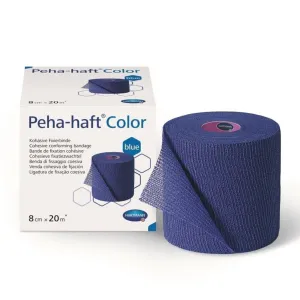 Peha-haft Color Blue bandaj elastic, 8 cm x 20 m, Paul Hartmann