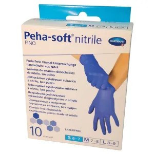 Peha-soft manusi nitril Fino, S, 10 bucati, Paul Hartmann