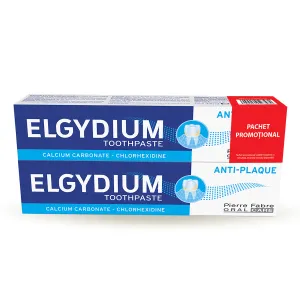 Pfoc Elgydium pasta dinti antiplaca, 2 x 100ml, Promo, MagnaPharm Marketing & Sales Romania