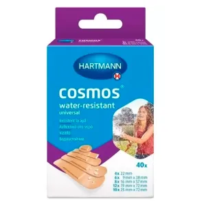 Plasturi rezistenti la apa Cosmos Universal, 40 bucati, Hartmann