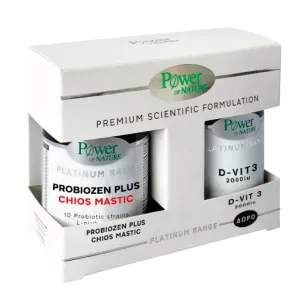 Platinum Combo Pack Probiozen, 15 comprimate + D-Vit3 2000ui, 20 comprimate, Power of Nature