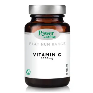 Platinum Vitamin C 1000mg, 20 comprimate, Power of Nature