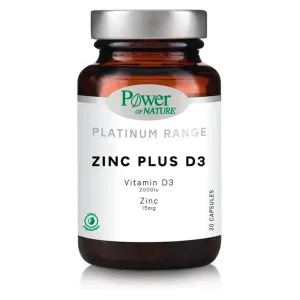 Platinum Zinc plus D3, 30 capsule, Power of Nature