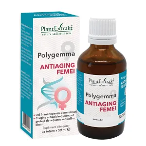 Polygemma 9 Antiaging femei, 50 ml, Plantextrakt  