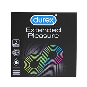 Prezervative Durex Extended Pleasure, 3 bucati, Reckitt Benckiser Healthcare