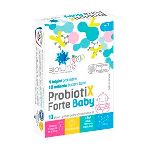 Probiotix Forte Baby, 10 plicuri, AC Helcor Pharma