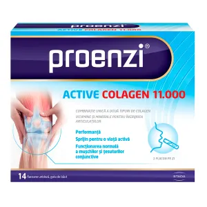 Proenzi Active Colagen 11000, 14 flacoane x 25 ml, Stada Hemofarm Srl