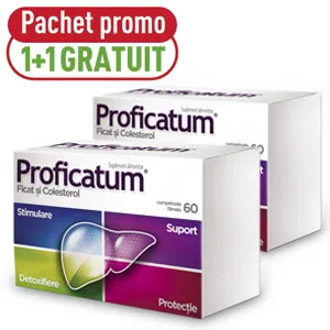 Proficatum, 60 capsule 1+1 CADOU, Aflofarm Romania