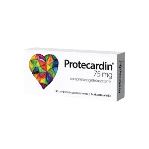 Protecardin 75mg, 40 comprimate gastrorezistente, Biofarm