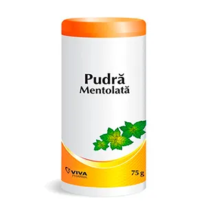 Pudra mentolata, 75 g, Viva Pharma Distribution