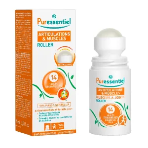 Puressentiel Muscle&Joints Roller antireumatic cu 14 uleiuri esentiale, 75 ml, Nd Medhealth