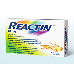 Reactin 10mg, 7 capsule moi, Johnson & Johnson