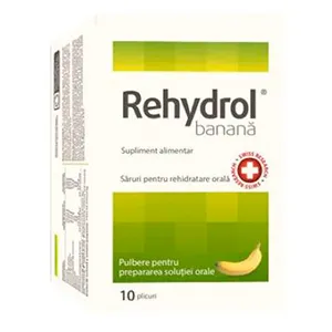 Rehydrol pulbere, 10 plicuri, MBA Pharma Innovation