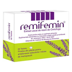 Remifemin, 60 comprimate, 3F Plantamed