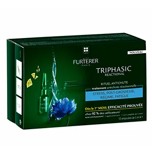 Rene Furterer triphasic reactional, 12 fiole, 5 ml, Pierre Fabre Dermo-Cosmetique