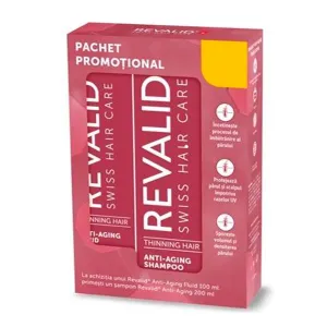 Revalid Anti-Aging Fluid, 100 ml + Revalid Anti-Aging Shampoo, 200 ml, Pachet Promo, Ewopharma