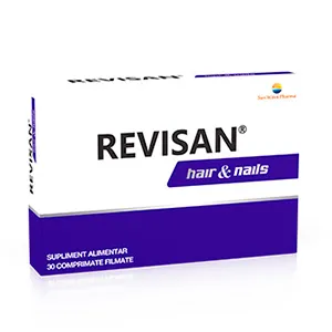 Revisan Hair si Nails, 30 comprimate filmate, Sun Wave Pharma