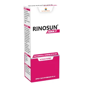 Rinosun adult spray bucofaringian, 30 ml, Sun Wave Pharma