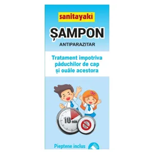 Sampon Antiparazitar Sanitayaki, 125 ml