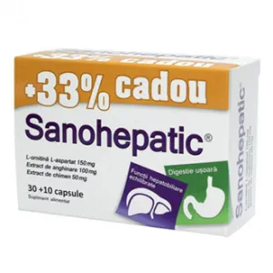 Sanohepatic, 30+10 capsule, Natur Produkt Zdrovit