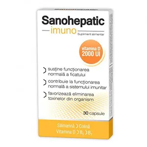 Sanohepatic Imuno, 30 capsule, Natur Produkt Zdrovit
