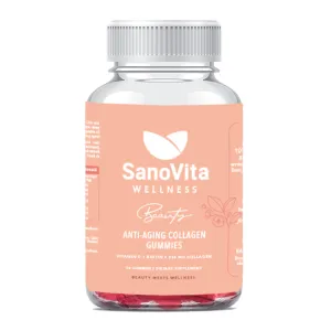 Sanovita Wellness Beauty Anti-Aging Colagen, 60 jeleuri, Sano Vita